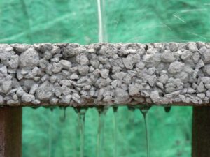 Porous Concrete Cross-section