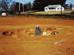 Sinkhole in Karst Soiil