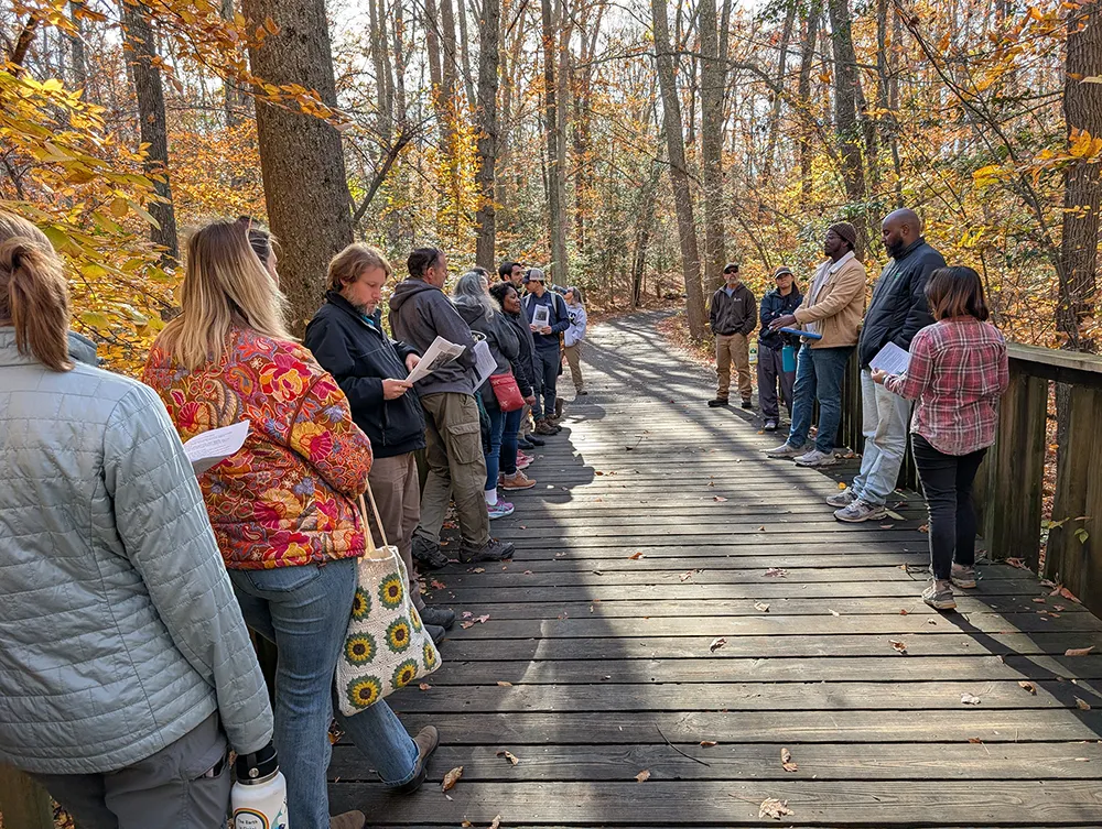 Stormwater Experts doing research outdoors